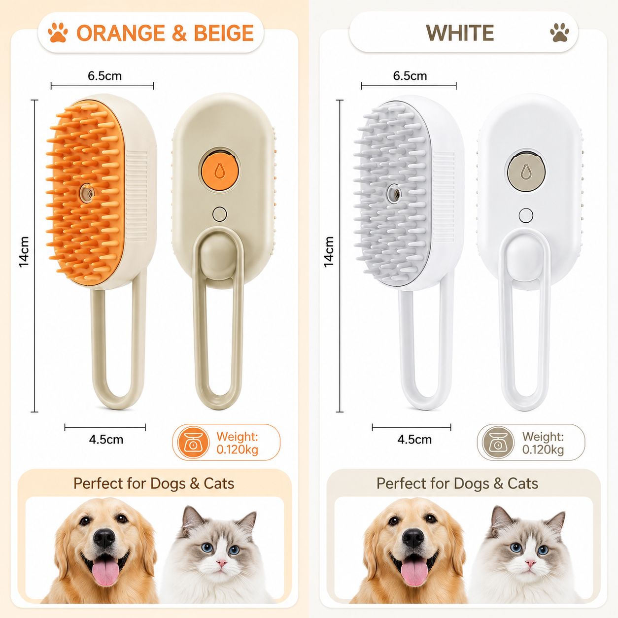3-in-1 Pet Hair Removal Brush